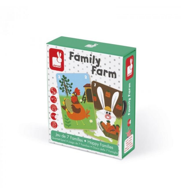 Настільна гра Janod Happy Families Ферма J02756