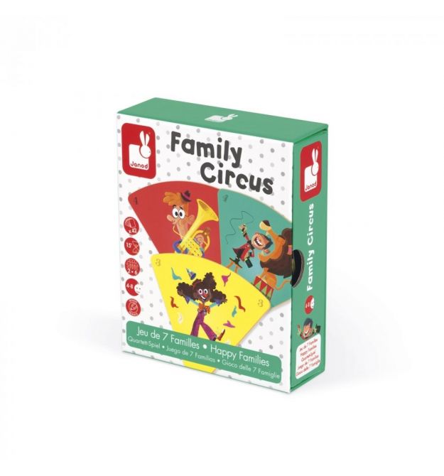 Настільна гра Janod Happy Families Цирк J02755