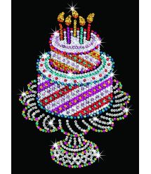 Набор для творчества Sequin Art ORANGE Birthday Cake SA1506