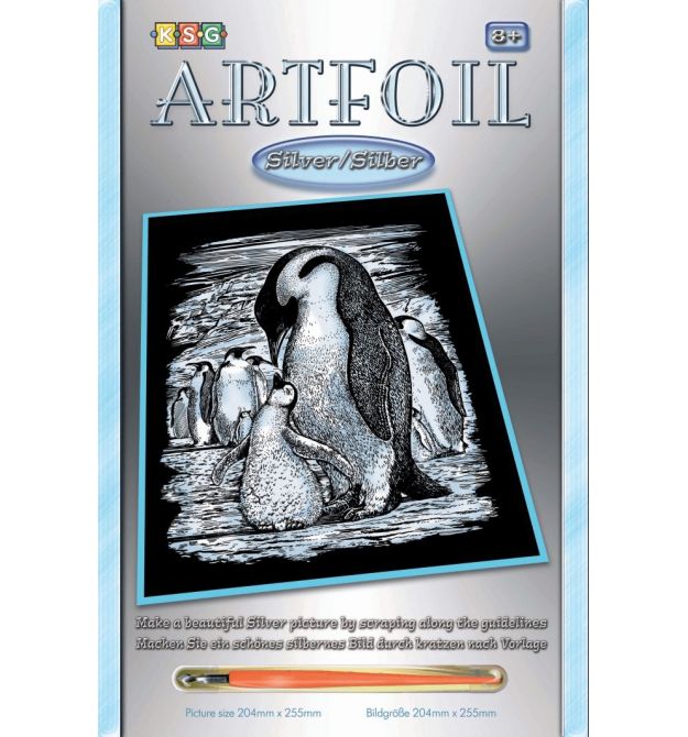 Набор для творчества Sequin Art ARTFOIL SILVER Penguins SA0609