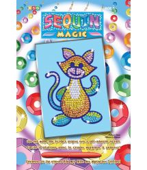 Набір для творчості Sequin Art SEQUIN MAGIC Кіт SA0718