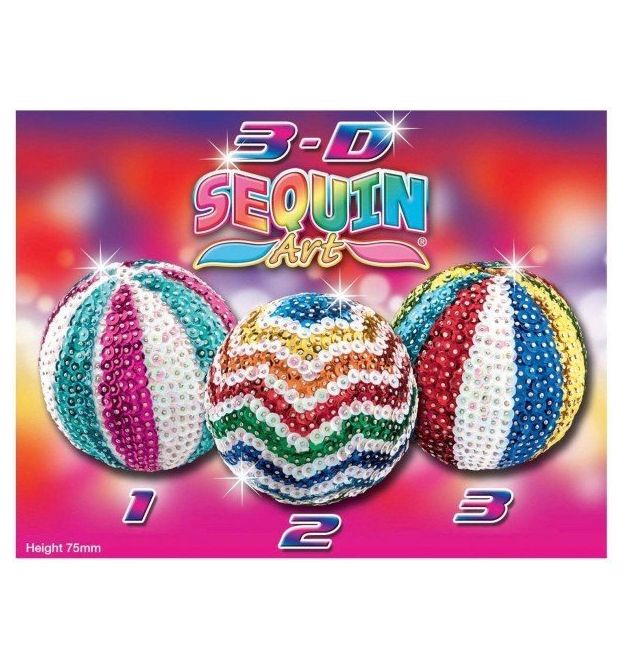 Набір для творчості Sequin Art 3D TRIO Дзеркальні кулі SA1307