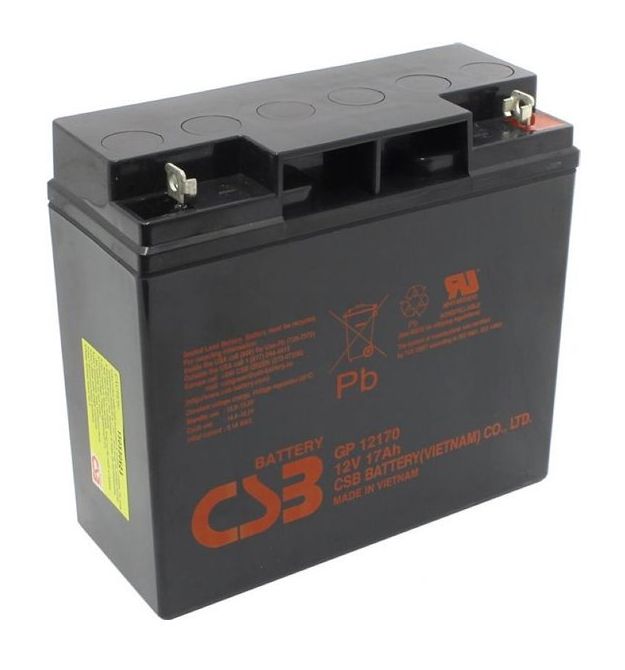 Аккумуляторная батарея CSB GP12170B1, 12V 17Ah (181х77х167мм) Q4 – 96