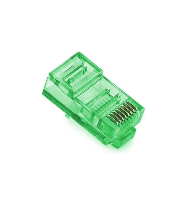 Коннектор Noname RJ-45 CONNECTOR 8P8C (100 шт/уп.) Green