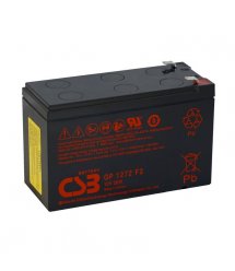 Акумуляторна батарея CSB GP1272F2, 12V 7,2Ah (151х65х100мм) 2,4кг Q10
