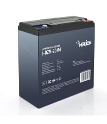 Тяговая аккумуляторная батарея AGM MERLION 6-DZM-20, 12V 20Ah M4 (181х77х167 мм) 6,7 кгQ4