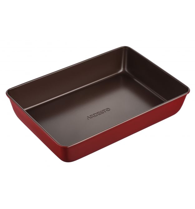 Форма для выпечки Ardesto Golden Brown прямоуг. 34,5*24*6 см, коричневый,красный, углеродистая сталь