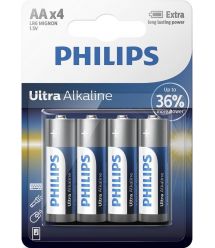 Батарейка Philips Ultra Alkaline AA BLI 4