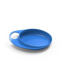 Тарелка для кормления Nuvita Easy Eating мелкая 2шт. Синяя NV8451Blue