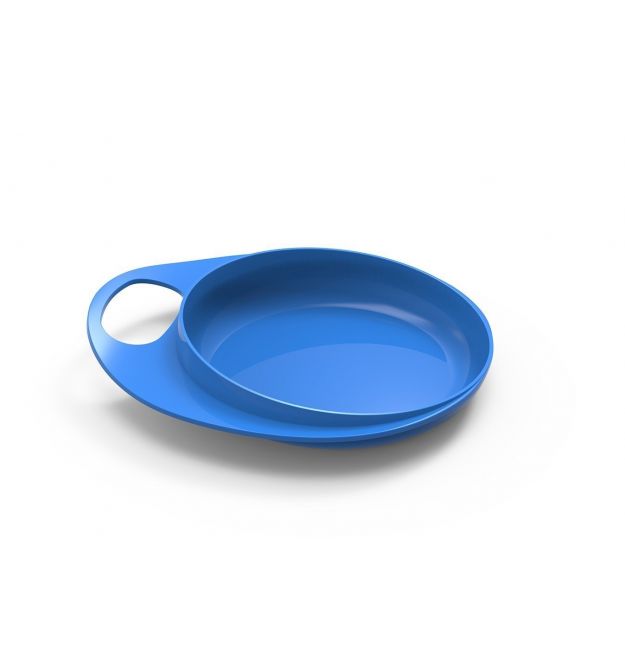 Nuvita Тарілка для годування Easy Eating (пласка 2шт.)[NV8451Blue]