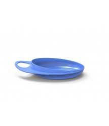 Тарелка для кормления Nuvita Easy Eating мелкая 2шт. Синяя NV8451Blue
