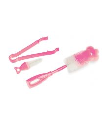Набор щеток для бутылочек Nuvita Розовый NV1485Pink