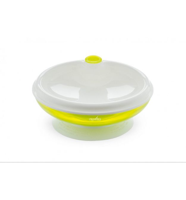 Тарелка Nuvita с подогревом 6м+ салатовая NV1427Lime