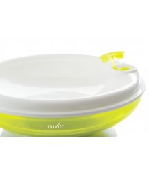 Тарелка Nuvita с подогревом 6м+ салатовая NV1427Lime