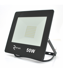 Прожектор SLIM LED RITAR RT-FLOOD50A, 50W, 56xSMD2835, IP65, 4000Lm, 6500K (100%), PF0.9 Ra70, 215*240*30mm, Q20