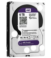 Жорсткий диск WD 3.5" SATA 3.0 6TB 5400 64MB Purple Surveillance