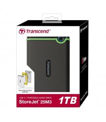 Жорсткий диск Transcend StoreJet 2.5 " USB 3.1 1TB StoreJet 25M3 Iron Gray