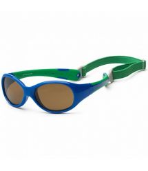 Koolsun Дитячі сонцезахисні окуляри Flex, 3-6р, синьо-зелений