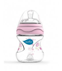Бутылочка для кормления Nuvita Mimic 150 мл 0м+ Антиколиковая, розовая NV6010Pink