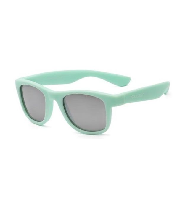 Детские солнцезащитные очки Koolsun KS-WABA001 мятного цвета серии Wave (Размер: 1+)