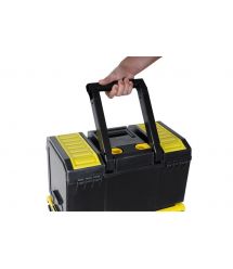 Ящик для инструмента Stanley с колесами "Mobile WorkCenter 3 в 1 двусекционный, 47,5 x 28,4 x 63,0
