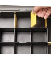 Ящик Stanley Sort Master Organizer(кассетница 43 x 9 x 33 см) с переставными перегородками