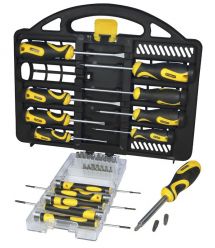 Stanley Викрутки, набір 34 од., з бітами, кейс