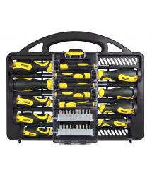Stanley Викрутки, набір 34 од., з бітами, кейс