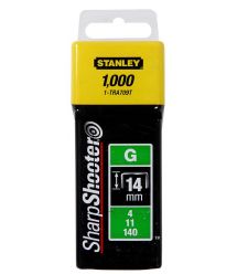 Stanley Скобы Light Duty, тип G, 14мм, 1000шт