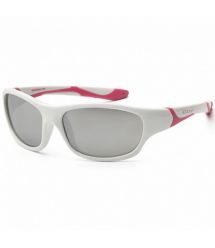 Koolsun Дитячі сонцезахисні окуляри Sport, 6-12р, біло-рожевий