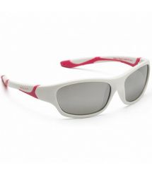 Koolsun Дитячі сонцезахисні окуляри Sport, 6-12р, біло-рожевий
