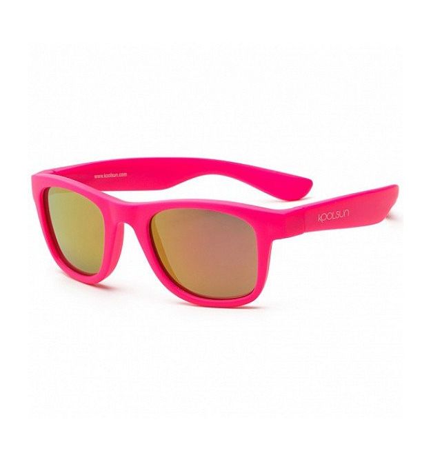 Koolsun Дитячі сонцезахисні окуляри Wave, 3-10р, неоново-рожевий
