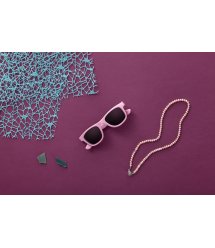 Детские солнцезащитные очки Koolsun нежно-розовые серии Wave (Размер: 1+)