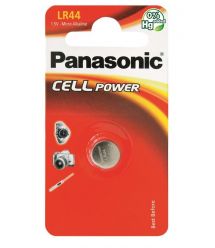 Батарейка Panasonic щелочная LR44(A76, AG13, G13A, PX76, GP76A, RW82) блистер, 1 шт.