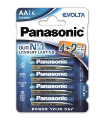 Батарейка Panasonic EVOLTA щелочная AA блистер, 6 шт.