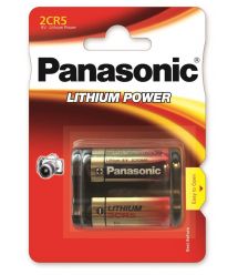 Батарейка Panasonic литиевая 2CR5 блистер, 1 шт.