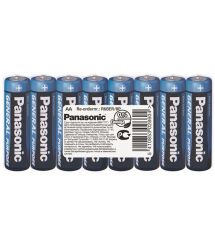 Батарейка Panasonic GENERAL PURPOSE угольно-цинковая AA(R6) пленка, 8 шт.