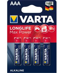 Батарейка VARTA LONGLIFE MAX POWER AAA BLI 4 ALKALINE
