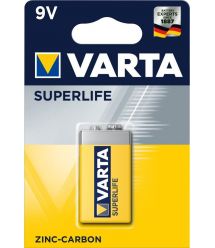 Батарейка VARTA SUPERLIFE 6F22 BLI 1 ZINC-CARBON
