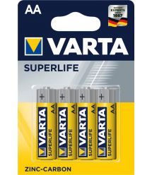 Батарейка VARTA SUPERLIFE AA BLI 4 ZINC-CARBON