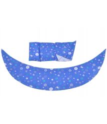 Набор аксессуаров для подушки Nuvita DreamWizard (наволочка, мини-подушка) Синий NV7101Blue