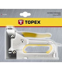 Степлер TOPEX 6-14 мм, скобы J