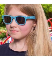 Детские солнцезащитные очки Koolsun голубые серии Wave (Размер: 1+)