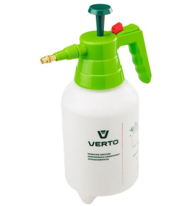 Verto Обприскувач, помповий, пластмаса, 2.5 Бар, 0.52 л/хв, 1л