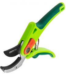 Секатор VERTO садовый с наковаленкой, регулирование ширины