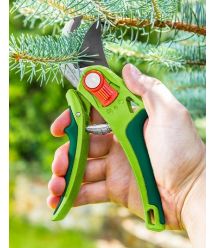 Секатор VERTO садовый с наковаленкой, регулирование ширины