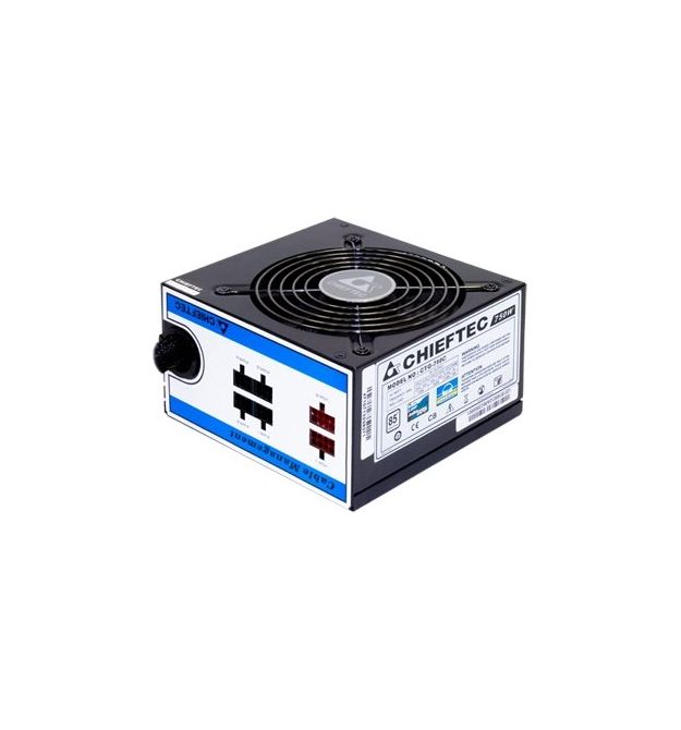 Блок питания CHIEFTEC RETAIL A-80 CTG-750C,12cm fan,a/PFC,24+8,4xPeripheral,6xSATA,2xPCIe,modular