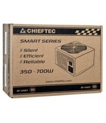 Блок питания CHIEFTEC RETAIL Smart GPS-600A8,12cm fan,a/PFC,24+4+4,2xPeripheral,1xFDD,4xSATA,2xPCIe