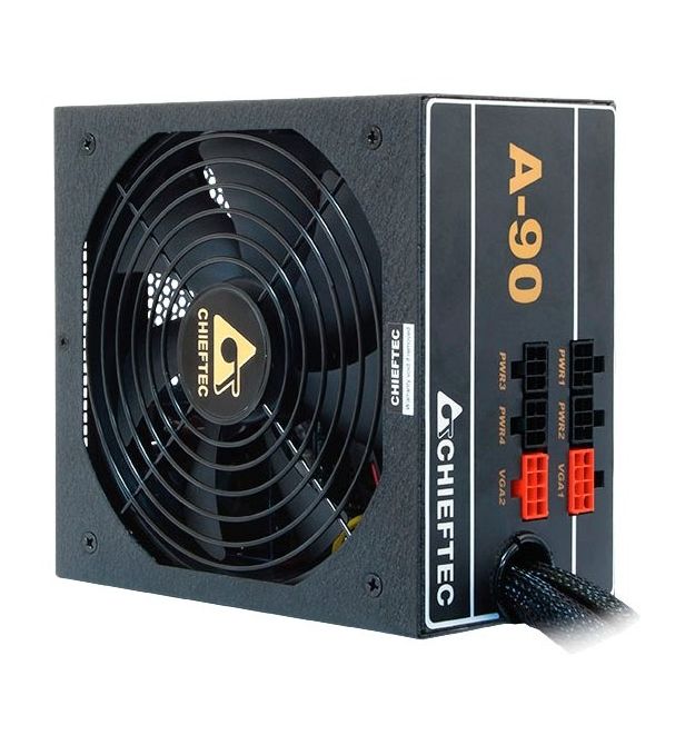 Блок питания CHIEFTEC RETAIL A-90 GDP-650C,14cm fan,24+8,3xPeripheral,6xSATA,2xPCIe,modular