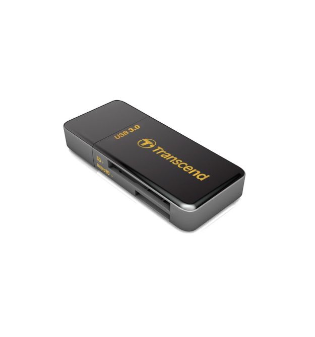 Кардридер Transcend USB 3.0 microSD/SD Black